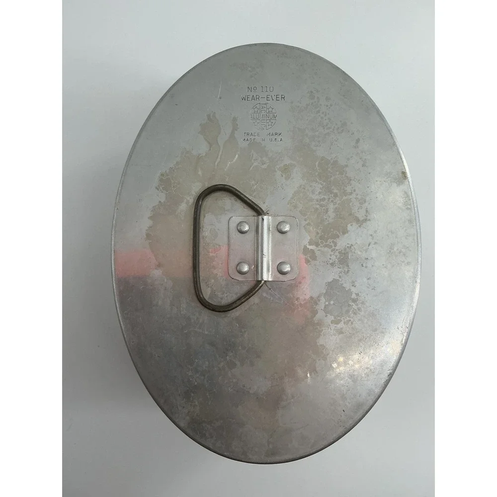 Vintage Wear-Ever Aluminum Melon Mold No 110 with Lid Made in USA Silver Kitchen